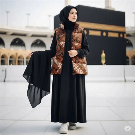 Model Batik Umroh Artis