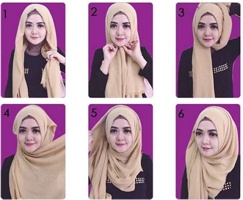 Cara Membuat Jilbab Segitiga Instan Tanpa Pet Hijab Casual