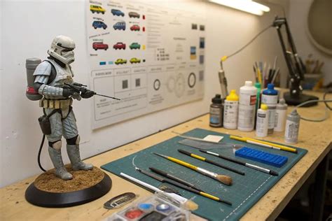 Model Paint Masking Techniques