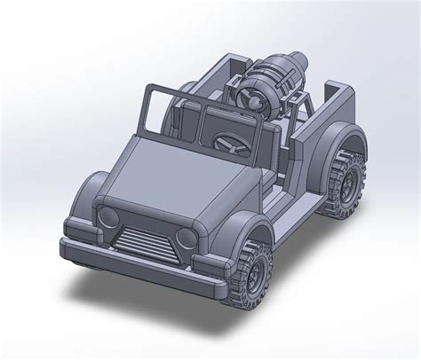 Model Rocket Engine Car
