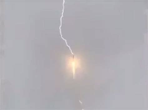 Model Rocket Lightning Strike
