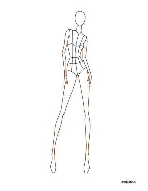 model template fashion png