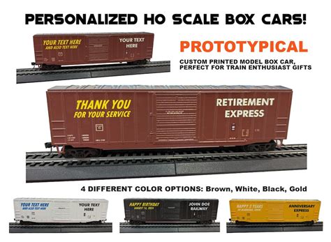 Model Train Box Car