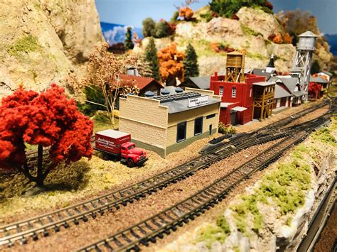 Model Train Town Set