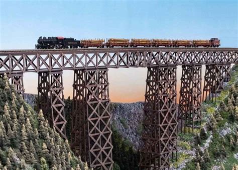 Model Train Trestle