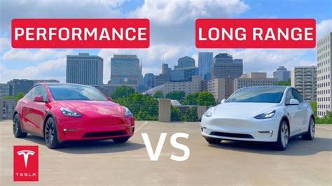model y long range vs performance range