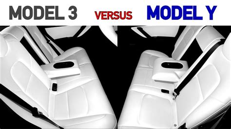 model y vs model 3 seats