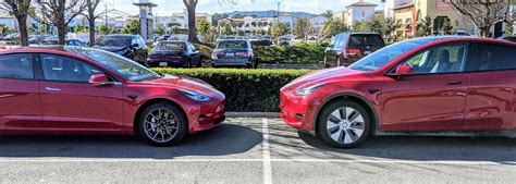 model y vs model 3 size