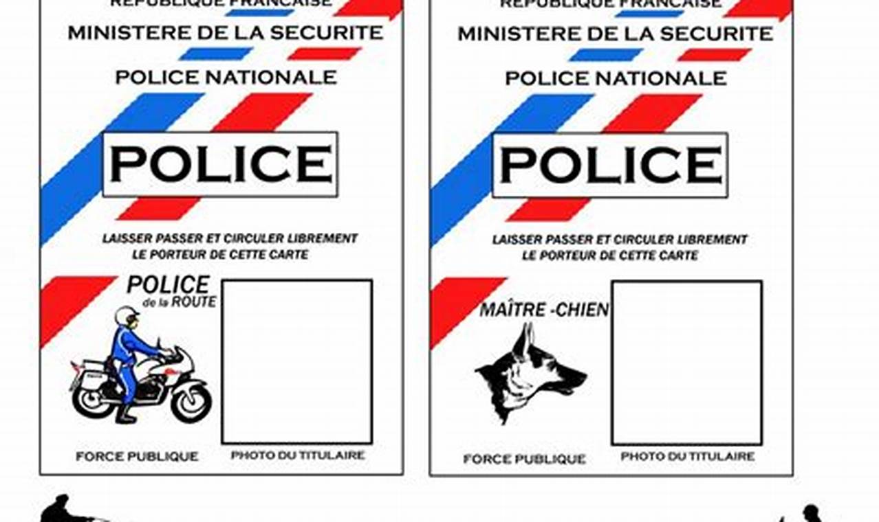 La Carte de Police : un outil indispensable pour les forces de l'ordre françaises