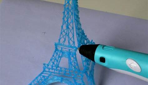 Modele Tour Eiffel Stylo 3d Tutoriel DIY Fabriquer Une Au 3D