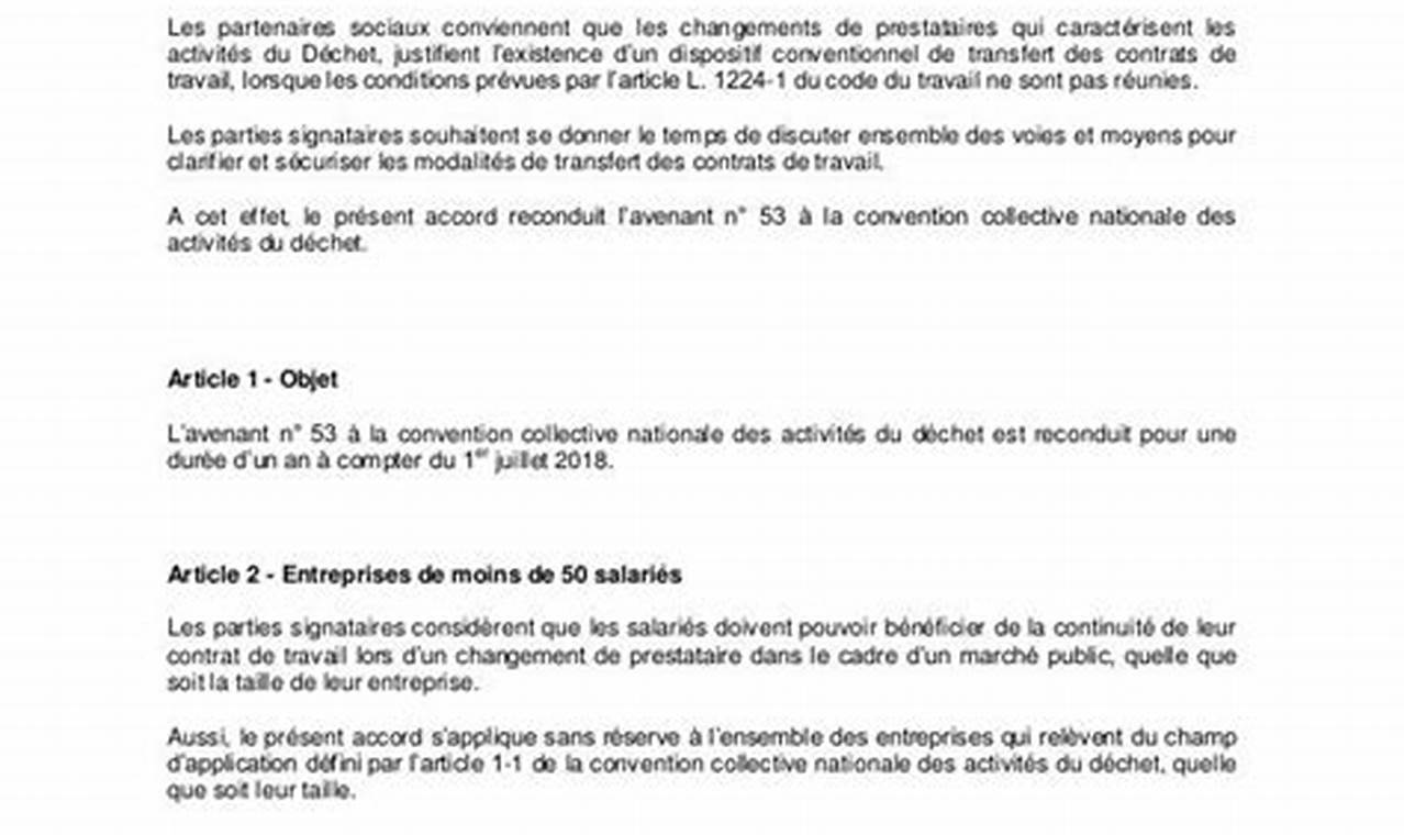 Contrat de Travail en France