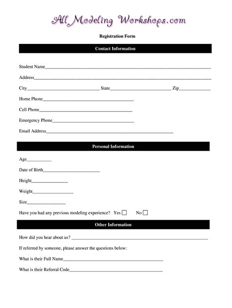 Modeling Agencies Application