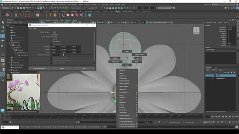Modeling Flowers In Maya