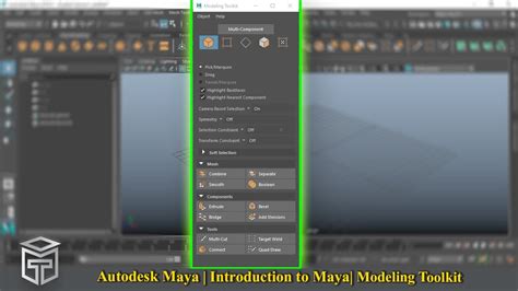 Modeling Toolkit Maya