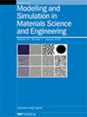 Modelling And Simulation In Materials Science And Engineering Impact Factor