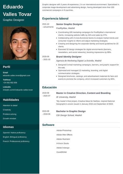 modelos de cv canada