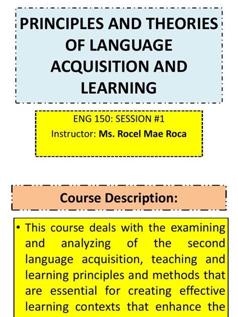 models of language acquisition pdf