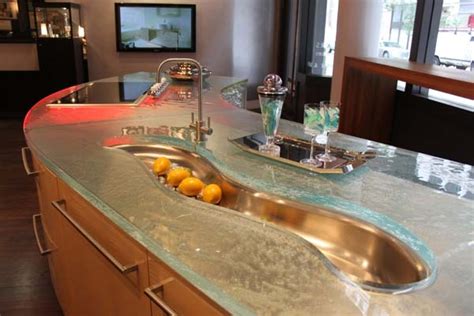 Glass Kitchen Countertops (Design Guide) Designing Idea