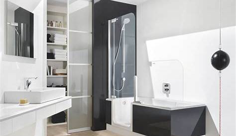 Elegant-Rectangular-Bath-Tub-Shower-Combination | Shower tub
