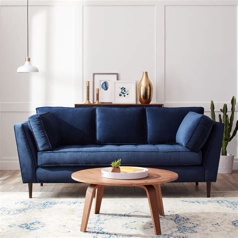New Modern Blue Sofa Living Room For Living Room