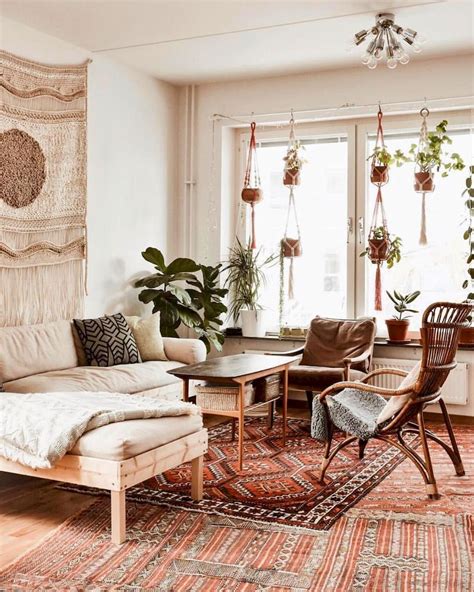 Create an Aesthetic Living Room With a Bohemian Interior Style HomesFornh