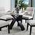 modern dining room table and chairs