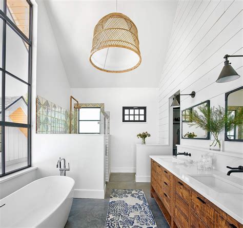 ️ 28 Most Popular Modern Farmhouse Bathroom Ideas 20 in 2020 Bathroom