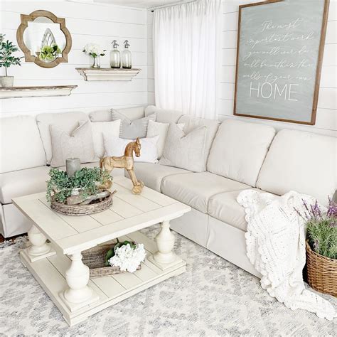 New Modern Farmhouse Sofa And Loveseat For Small Space