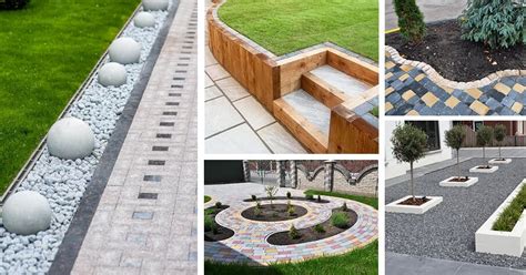 Garden Edging Ideas Modern Remodelaholic 27 Beautiful Garden Edging