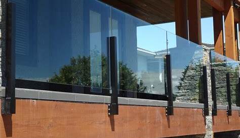 Modern Glass Railing Design Exterior Balcony Rail New Frameless View