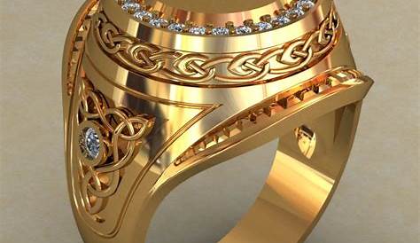Modern Gold Ring Design For Men MELVIN NAVARATNA RING s s, s