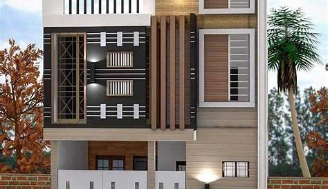 Modern House Front Elevation Designs For Double Floor In India Small