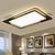modern rectangular flush ceiling light