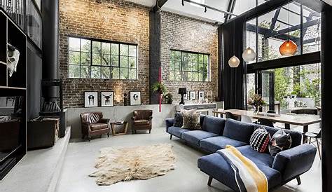 17 Industrial-Style Interiors | Modern rustic homes, Industrial style