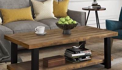 Modern Rustic Living Room Coffee Tables