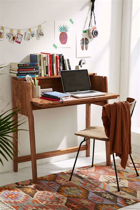 Modern Black Secretary Desk Office Furniture