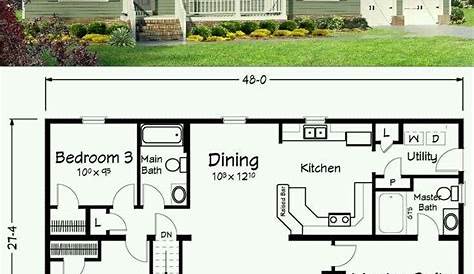 House Plan 041-00189 - Ranch Plan: 3,044 Square Feet, 4 Bedrooms, 3.5
