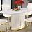 Torino White High Gloss And Glass Modern Dining Table And 6 Lorenzo