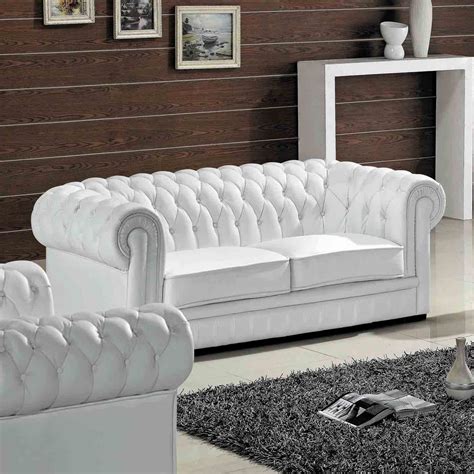Favorite Modern White Leather Tufted Sofa 2023