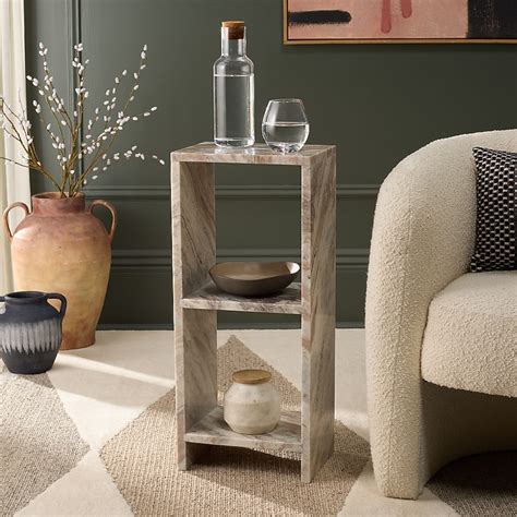 Modern Accent Table With Storage