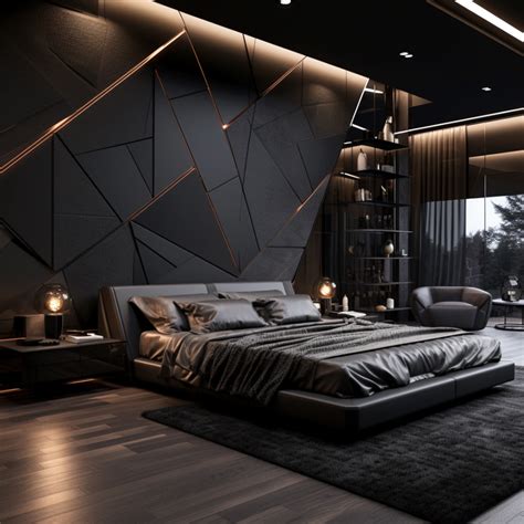 Modern Bed Black