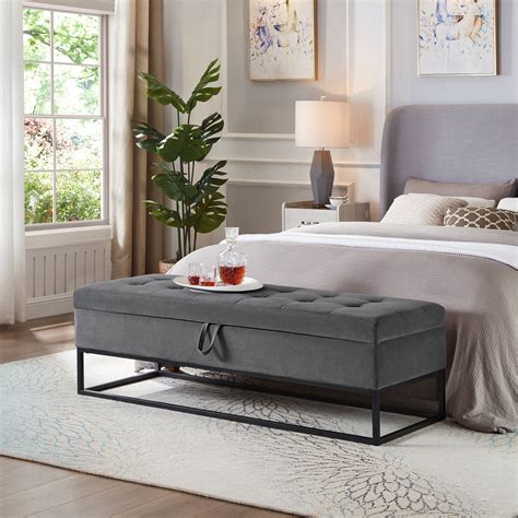 Modern Bed Storage Bench