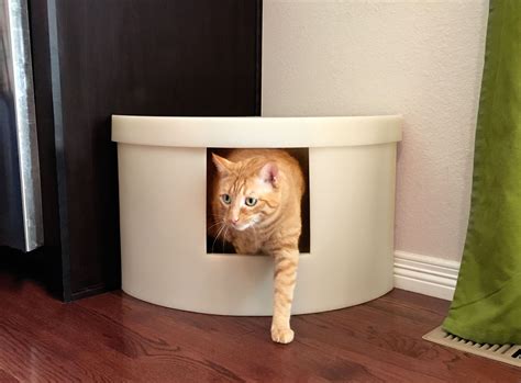 eveningstarbooks.info:modern cat litter box enclosure
