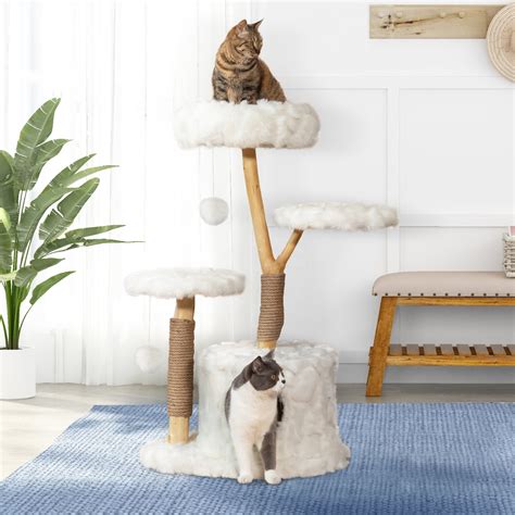 Modern Cat Tree White