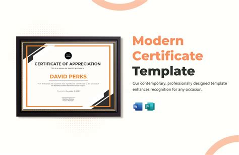 Modern Certificate Template