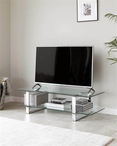 Modern Chrome Tv Stand