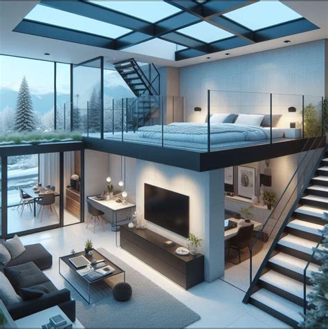 Modern Design Bedroom Loft
