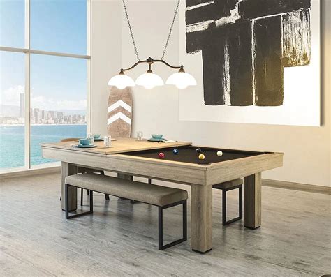 Modern Dining Pool Table Combo