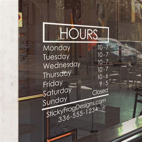 Modern Display Store Hours