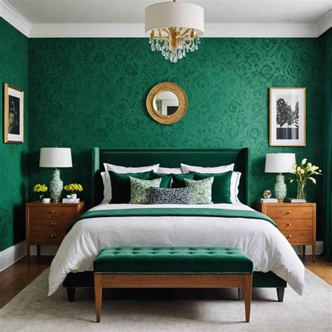 Emerald Green Bedroom Decor